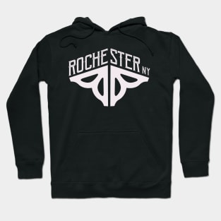 Rochester flower logo - angle Hoodie